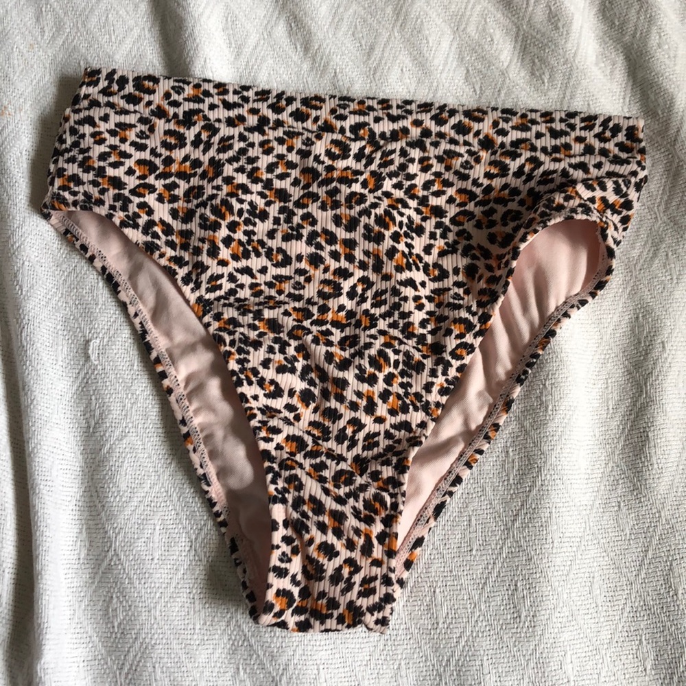High waisted swim bottom
